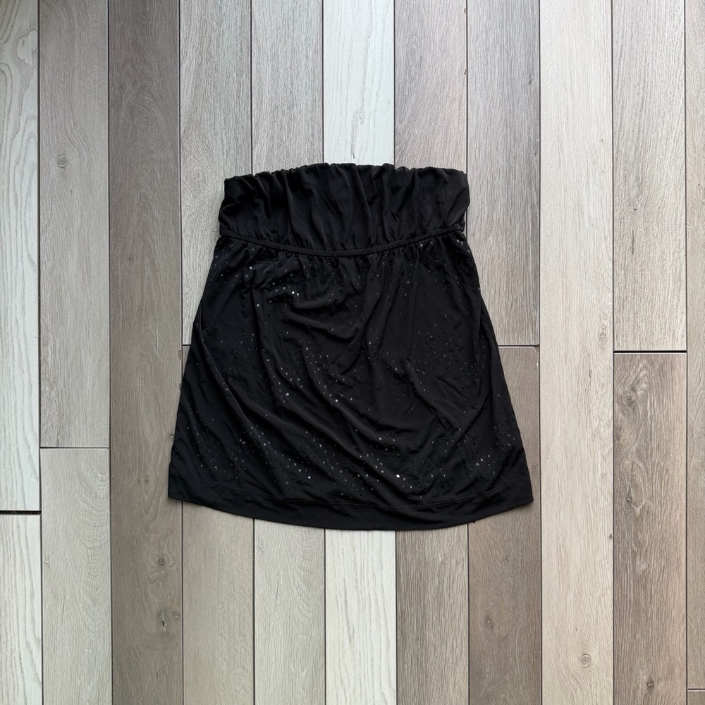 Forever Y2K Black Strapless Top